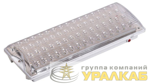 Светильник светодиодный ДПА 2104 60LED IP20 4ч аварийный аккум. IEK 