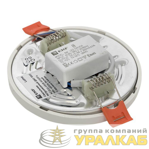 Светильник светодиодный ДВО 1003 6Вт 6500К IP20 встраив. Basic EKF 