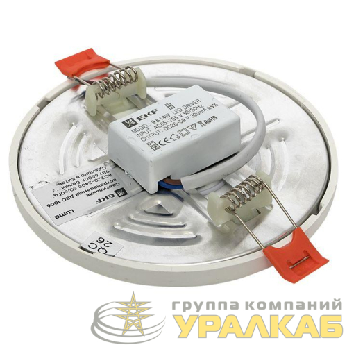 Светильник светодиодный ДВО 1006 9Вт 6500К IP20 встраив. Basic EKF 
