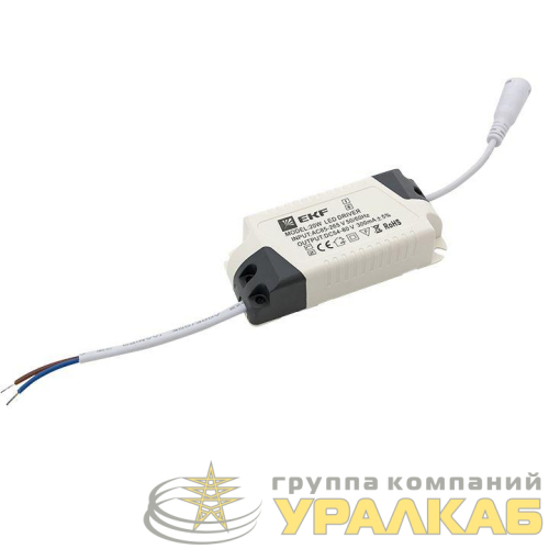 Светильник светодиодный ДВО 1010 20Вт 6500К IP20 встраив. Basic EKF 