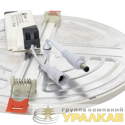 Светильник светодиодный ДВО 1010 20Вт 6500К IP20 встраив. Basic EKF 