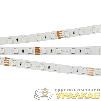 Лента светодиодная RT-B60-10mm 24V RGB 14.4Вт/м IP20 5060 открыт. (уп.5м) Arlight 