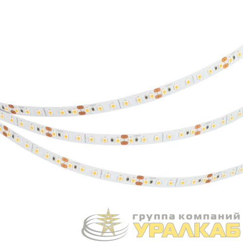 Лента светодиодная NT-A120-8mm 24V Warm 3000К 9.6Вт/м IP20 3528 открыт. (уп.5м) Arlight 