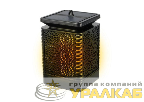 Светильник светодиодный SLR-S09 садовый IP44 арабеска эффект факела солнечная батарея ФАZА 