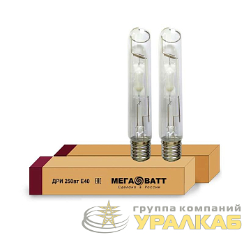 Лампа газоразрядная металлогалогенная ДРИ 250/4000К E40 (25) МЕГАВАТТ 