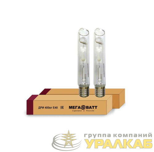 Лампа газоразрядная металлогалогенная ДРИ 400/4000К E40 (25) МЕГАВАТТ 