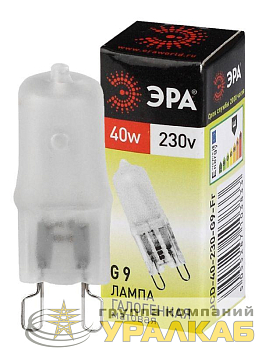Лампа галогенная G9-JCD-40-230V-Fr 40Вт капсула G9 230В Эра 
