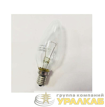 Лампа накаливания ДС 230-40Вт E14 (100) КЭЛЗ 