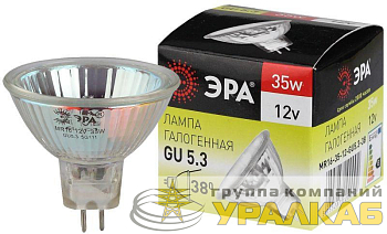 Лампа галогенная GU5.3-MR16-35W-12V-Cl ЭРА 