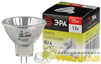 Лампа галогенная GU4-MR11-35W-12V-30Cl ЭРА 
