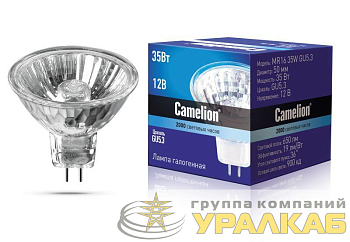 Лампа галогенная MR16 35Вт 12В Camelion 
