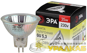 Лампа галогенная GU5.3-JCDR (MR16) -35W-230V-Cl ЭРА 