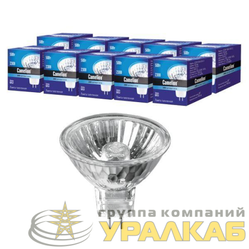 Лампа галогенная JCDR 50Вт GU5.3 Camelion 