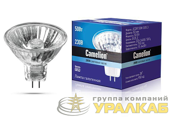 Лампа галогенная JCDR 50Вт GU5.3 Camelion 