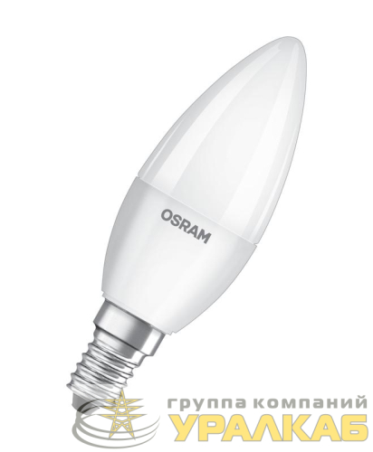 Лампа светодиодная LED Value LVCLB60 7SW/840 7Вт свеча матовая E27 230В 10х1 RU OSRAM 