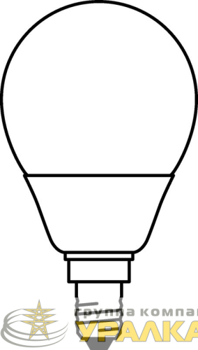 Лампа светодиодная LED Value LVCLP60 7SW/830 7Вт шар матовая E14 230В 10х1 RU OSRAM 