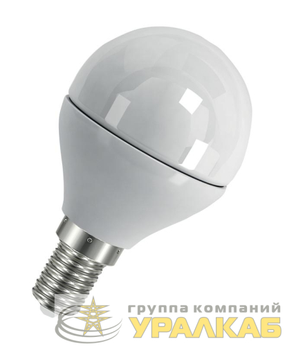Лампа светодиодная LED Value LVCLP60 7SW/830 7Вт шар матовая E14 230В 10х1 RU OSRAM 