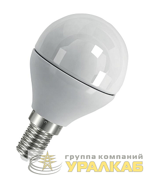 Лампа светодиодная LED Value LVCLP60 7SW/840 7Вт шар матовая E14 230В 10х1 RU OSRAM 