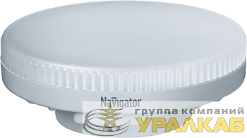 Лампа светодиодная 94 249 NLL-GX53-6-230-2.7K 6Вт таблетка 2700К тепл. бел. GX53 440лм 220-240В Navigator 