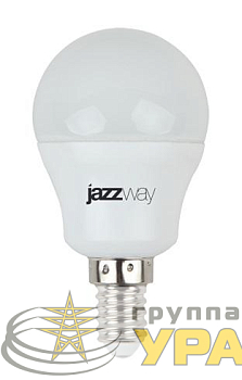 Лампа светодиодная PLED-SP 7Вт G45 шар 3000К тепл. бел. E14 540лм 230В JazzWay 
