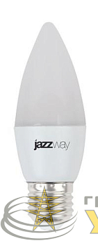 Лампа светодиодная PLED-SP 7Вт C37 свеча 5000К холод. бел. E27 560лм 230В JazzWay 