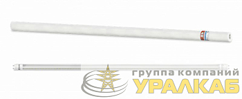Лампа светодиодная LED-T8-П-PRO 20Вт трубчатая с двухсторонним цоколем прозрачная 6500К холод. бел. G13 2000лм 230В 1200мм неповоротн. IN HOME 