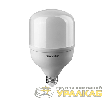 Лампа светодиодная высокомощная 82 904 OLL-T125-50-230-840-E27Е40 50Вт 4000К нейтр. бел. E27/E40 3500лм 176-264В ОНЛАЙТ 