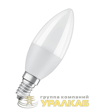 Лампа светодиодная LED Value LVCLB60 7SW/840 7Вт свеча матовая E14 230В 10х1 RU OSRAM 