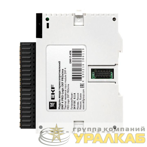 Модуль ввода термосопротивлений EMF 4 PRO-Logic PROxima EKF 