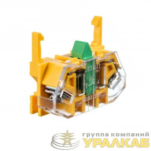 Контакт дополнительный ДК-22 1НО для устройств управления и сигнализации DEKraft 