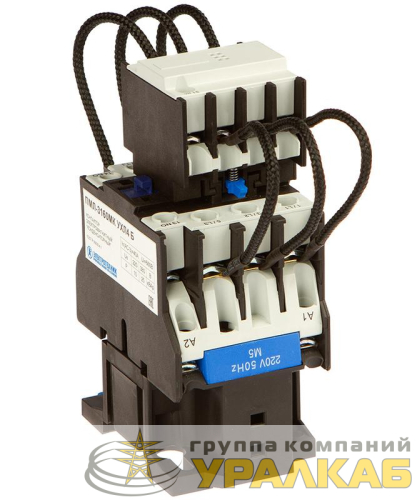 Контактор ПМЛ-3160МК УХЛ4 Б 40А кат. 220В AC 1НО+1НЗ IP20 25кВАр Электротехник 