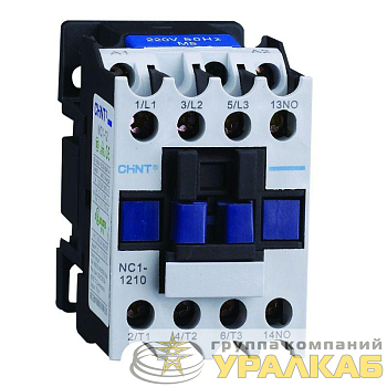 Контактор NC1-1210 12А кат. 400В AC 1НО AC-3 (R) CHINT 