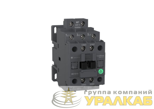 Контактор MC1D 3п 18А кат. 220В AC 1НО+1НЗ SE 