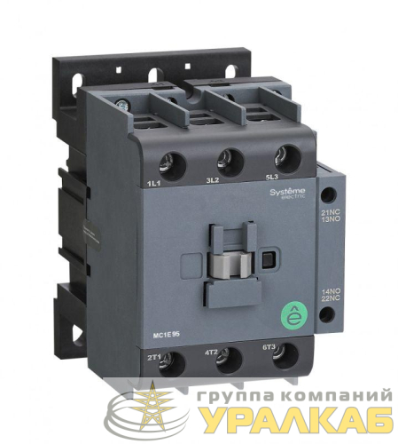 Контактор MC1E 3п 80А кат. 220В/230В AC 1НО+1НЗ SE 