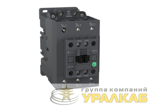 Контактор MC1D 3п 50А кат. 220В AC 1НО+1НЗ SE 