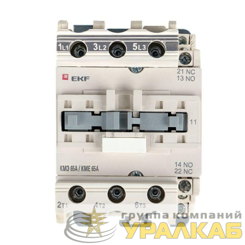 Контактор КМЭ 65А кат. 380В AC 1НО+1НЗ EKF 