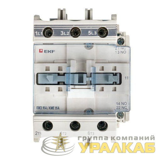 Контактор КМЭ 95А кат. 220В AC 1НО+1НЗ EKF 