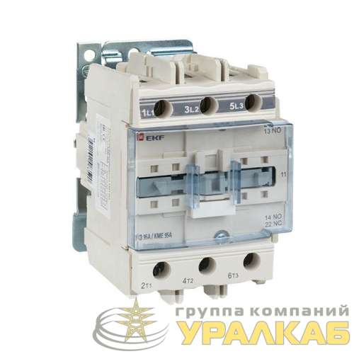 Контактор КМЭ 95А кат. 220В AC 1НО+1НЗ EKF 