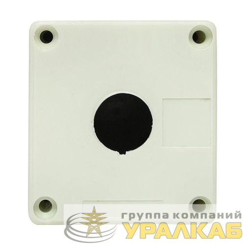 Корпус КП 101 1 кнопка бел. EKF 