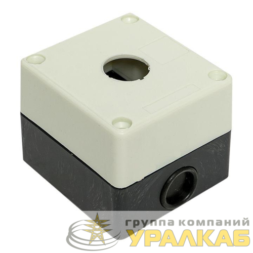 Корпус КП 101 1 кнопка бел. EKF 