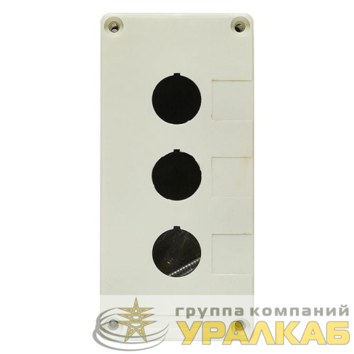 Корпус КП 103 3 кнопки белый EKF 