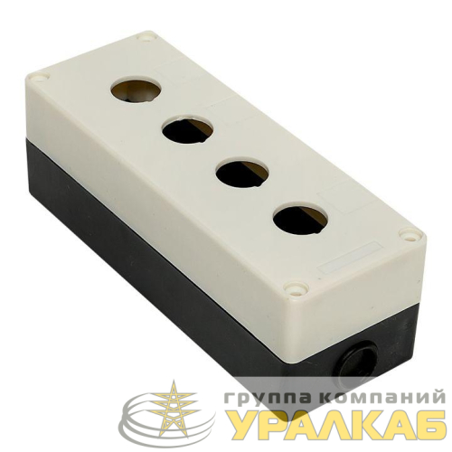Корпус КП104 4 кнопки бел. EKF 