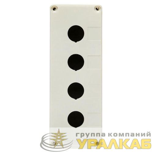 Корпус КП104 4 кнопки бел. EKF 