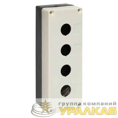 Корпус КП104 4 кнопки бел. EKF 