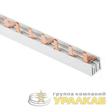 Шина соединительная PIN 3ф 63А мед. изол. 54мод (дл.1м) EKF 