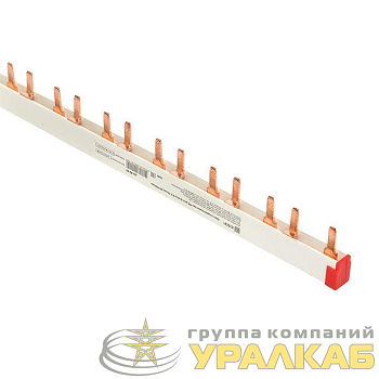Шина соединительная PIN 2ф 63А мед. изол. 54мод (дл.1м) EKF 