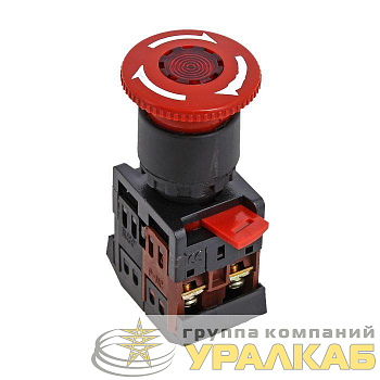 Кнопка AE-22 гриб кр. EKF 