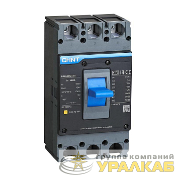 Выключатель автоматический 3п 400А 50кА NXM-400S (R) CHINT 