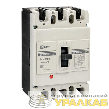 Выключатель автоматический 3п 250/250А 35кА ВА-99М PROxima EKF 