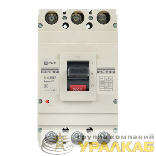Выключатель автоматический 3п 400/315А 42кА ВА-99М PROxima EKF 